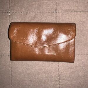 HOBO Brown Leather Wallet